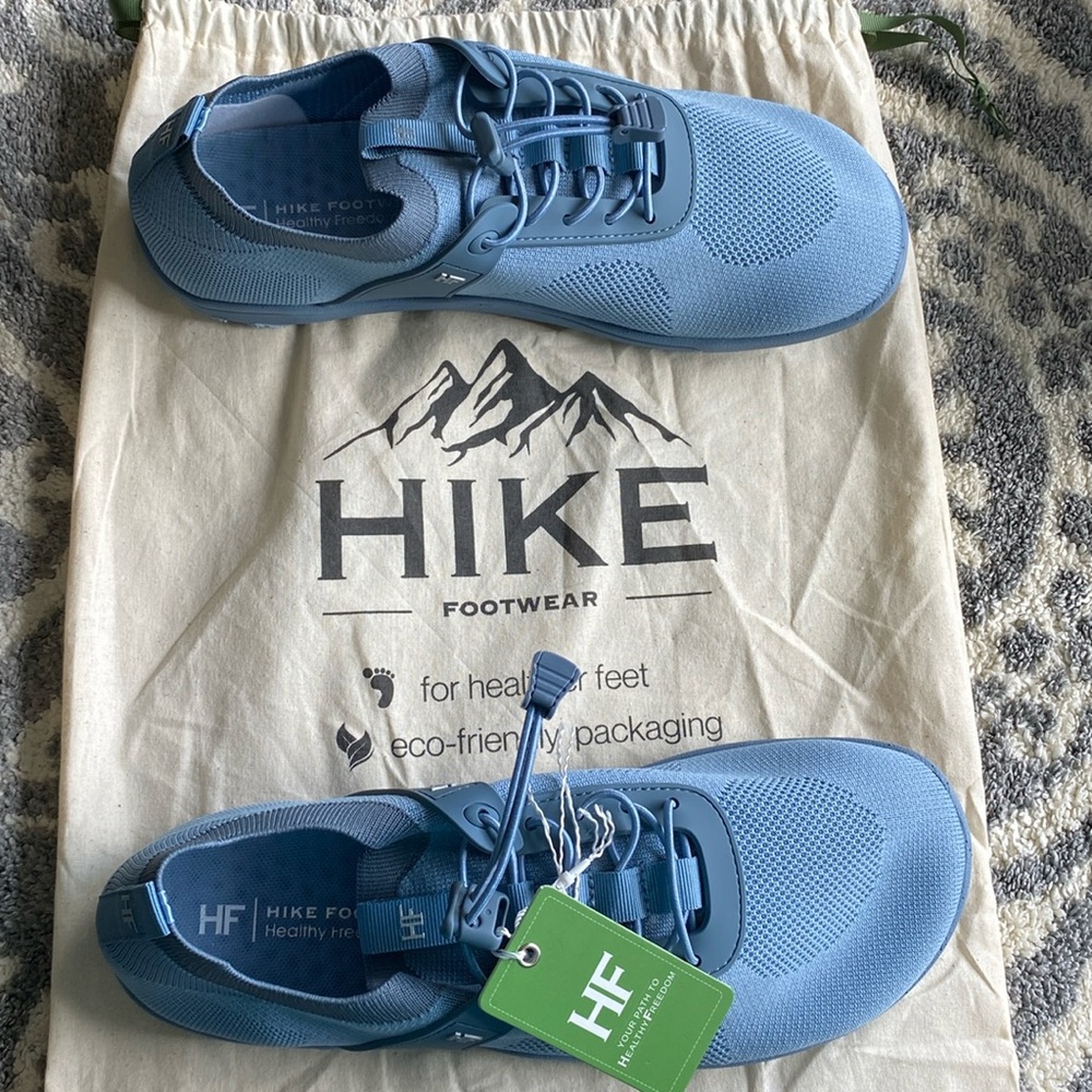 Hike Footwear Theora Pro Size W-12/12.5 M-10-10.5 Unisex Barefoot Shoe-Blue